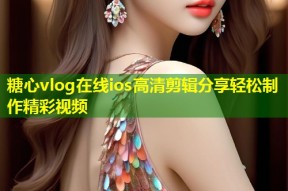 糖心vlog在线ios高清剪辑分享轻松制作精彩视频