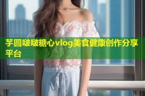 芋圆啵啵糖心vlog美食健康创作分享平台