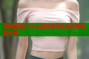 锅锅酱糖心Vlog服饰秀场生活记录吸睛必看