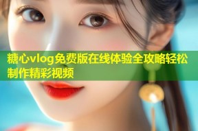 糖心vlog免费版在线体验全攻略轻松制作精彩视频