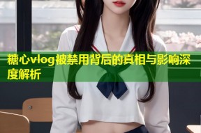 糖心vlog被禁用背后的真相与影响深度解析