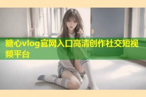糖心vlog官网入口高清创作社交短视频平台