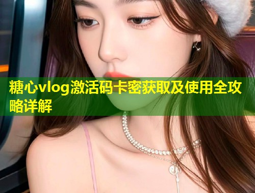 糖心vlog激活码卡密获取及使用全攻略详解 第2张 糖心vlog激活码卡密获取及使用全攻略详解 第2张